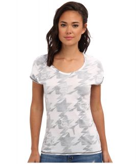 Fox Recede Top Womens Short Sleeve Pullover (White)