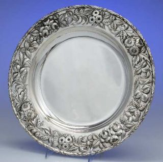 Kirk Stieff Repousse Full Chased/Hand Chased Entree Server Solid Piece   Strlg,