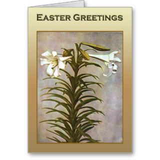 Easter Poems and Prayers – Easter Lily Lilies Greeting Cards