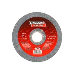 Lincoln Electric 6 in. x 3/4 in. 80 Grit Bench Grinding Wheel KH237