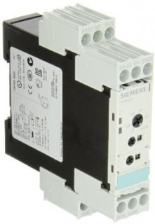Siemens 3RP1505 1BQ30 Solid State Time Relay, Industrial Housing, 22.5mm, Screw Terminal, 16 Function, 2 CO Contact Elements, 0.05s 100h Time Range, AC/DC 24 100 127VAC Control Supply Voltage: Industrial & Scientific