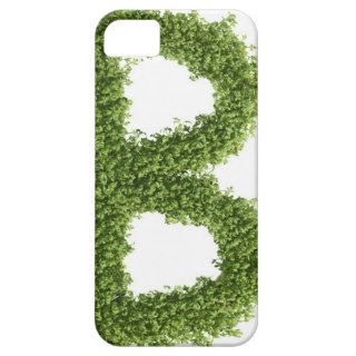 Letter 'B' in cress on white background, iPhone 5 Cover