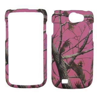 Samsung Exhibit II li 2 4G Galaxy W 4G SGH T679 T679M i8150 T MOBILE Phone CASE COVER SNAP ON HARD RUBBERIZED SNAP ON FACEPLATE PROTECTOR NEW CAMO HUNTER MOSSY PINK REAL TREE: Cell Phones & Accessories