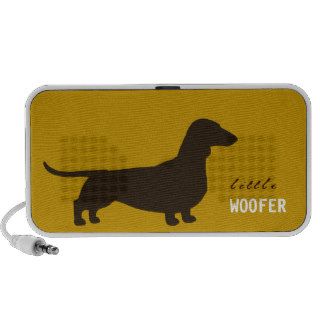 Dachshund Silhouette Mini Speakers