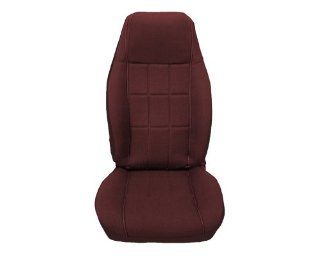 Acme U103 138 Front Maroon Vinyl Bucket Seat Upholstery with Currant Cloth Inserts: Automotive