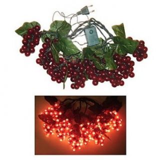 2M 6W 140 LED Red Light Grape Design String Lamp Festival Decoration (220V): Home Improvement