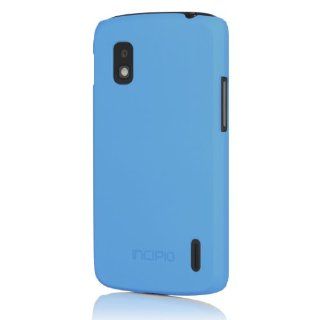 Incipio LGE 171 Feather Case for LG Nexus 4   1 Pack   Retail Packaging   Neon Blue: Cell Phones & Accessories