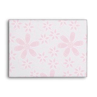 Wedding Pretty Flowers Custom Envelopes