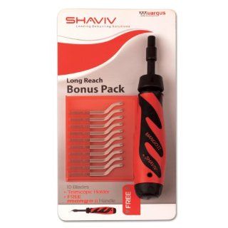 SHAVIV 151 29254 Bonus Pack Deburring Tool Kit for Long Reach Work (Mango II Handle With E Holder And 10 E100S Blades) Deburring Cutters