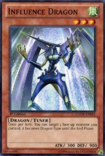 Yu Gi Oh!   Influence Dragon (GAOV EN093)   Galactic Overlord   1st Edition   Common: Toys & Games