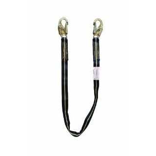 Elk River 95004 FireMaster Kevlar Web Positioning Lanyard with Zsnaphook, 3600 lbs Gate, 4' Length x 1 3/4" Width Fall Arrest Restraint Ropes And Lanyards
