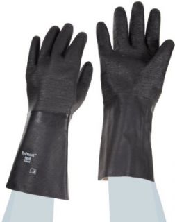 Ansell Redmont 19 934 Fabric Glove, Chemical Resistant, Neoprene Coating, Gauntlet Cuff, 14" Length, X Large (Pack of 12 Pairs): Chemical Resistant Safety Gloves: Industrial & Scientific