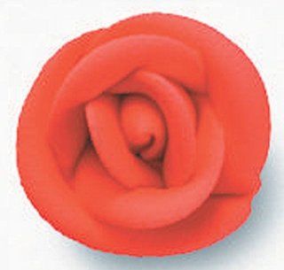 180 ct. ~ 1 in. Lucks Red Small Sugar Rose ~ Cake Topper ~ Edible ~ Cake Decoration  
