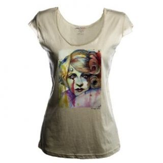 WearThatART "Ms.Darby" By Olga Noes Womens Deep Neck at  Womens Clothing store
