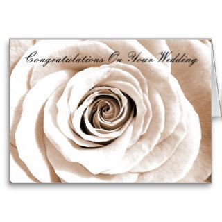 Bridal white Congratulations On Your Wedding Card