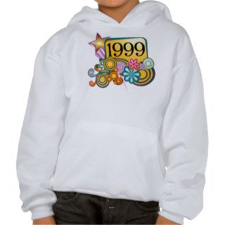 1999 Funky Retro Birthday Hooded Sweatshirts