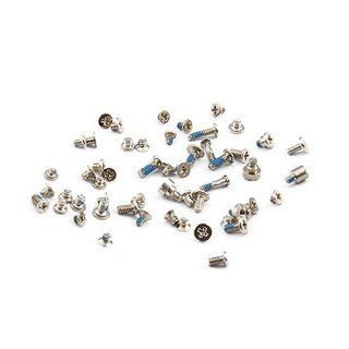New Replacement Full Screws Set with 2 Bottom Screws for Apple iPhone 5   Silver: Cell Phones & Accessories