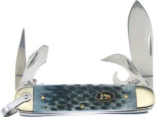 Frost Cutlery & Knives BKH187CRB Blackhills Scout Pocket Knife with Gray Chip Rock Bone Handles : Folding Camping Knives : Sports & Outdoors