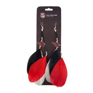 NFL Arizona Cardinals Feather Earring : Sports Fan Earrings : Sports & Outdoors