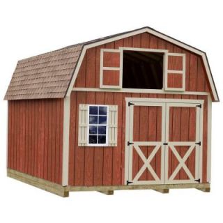 Best Barns Millcreek 12 ft. x 20 ft. Wood Storage Shed Kit with Floor including 4x4 Runners millcreek_1220df
