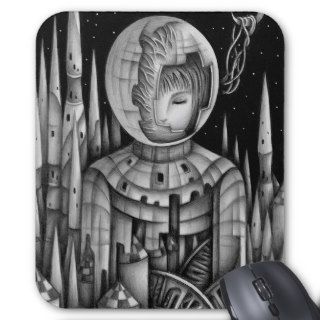 Pencil picture   Deep sleep Mouse Pads