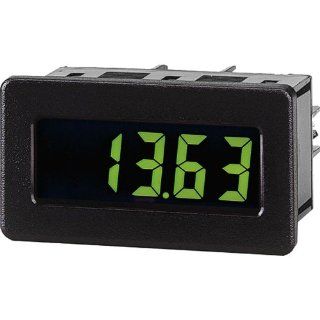 Red Lion CUB4V Miniature DC Volt Digital Panel Meter with Red Backlight, 3 1/2 Digit LCD Display, 9 28 VDC, +/ 199.9 mVDC to +/ 199.9 VDC Input Voltage: Process Controllers: Industrial & Scientific