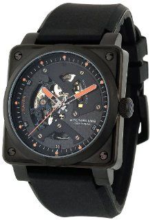 Stuhrling Original Men's 179A.335612 Leisure Raven Diablo Automatic Skeleton Black/Black Watch Stuhrling Original Watches