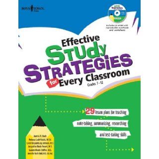 Effective Study Strategies for Every Classroom Grades 7 12: 29 Lesson Plans for Teaching Note Taking, Summarizing, Researching and Test Taking Skills: Jeanne R. Mach, Rebecca Lash Rabick, Carol Meysenburg Johnson: 9781889332949: Books