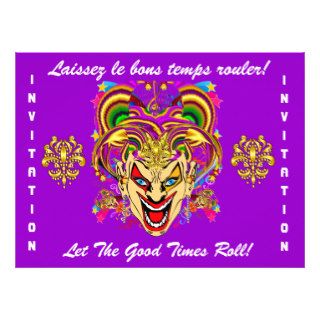 Mardi Gras Party Theme  Important See Notes Invitations