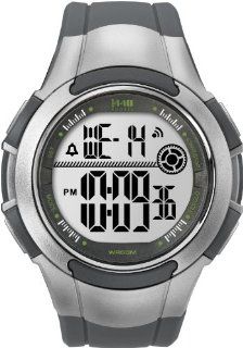 Timex Men's T5K238 1440 Sports Digital Sport Gray/Silver Tone Resin Strap Watch: Timex: Watches