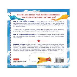 Fun & Easy Paper Airplanes: [Full Color Book & 84 Perforated Pages]: Andrew Dewar: 9780804838887: Books