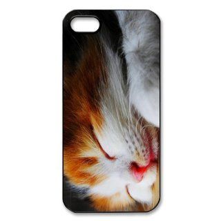 Custom Because Cats Personalized Cover Case for iPhone 5 5S LS 248: Cell Phones & Accessories