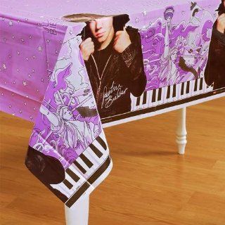 Justin Bieber Themed Plastic Tablecover, 1 Pc, Birthday Party Supplies and Ideas: Toys & Games