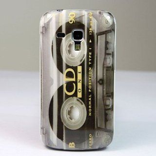 Wall  Tape A28 Cassette Design Hard Skin Case Cover for Samsung Galaxy S Duos S7562: Cell Phones & Accessories