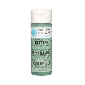 Martha Stewart Crafts 2 oz. Verdelite Multi Surface Glitter Acrylic Craft Paint 32159