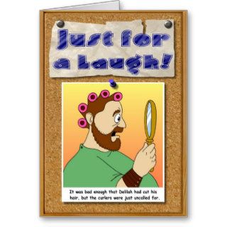 Just for a Laugh Samson Greeting Card