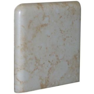 U.S. Ceramic Tile Fresno 3 in. x 3 in. Beige Ceramic Bullnose Corner Wall Tile DISCONTINUED LWFR485 SN4339