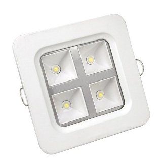 LOHAS LED Ceiling Square Panel Light Bulb 4W 2800 3200K (Warm White) with 85 265V Driver Power Musical Instruments