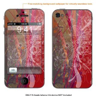 Matte Protective Decal Skin Sticker (Matte Finish) for Apple Iphone 4 & 4S case cover MAT_iphone4 267: Cell Phones & Accessories