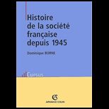 Histoire De La Societe Francaise Depuis 1945