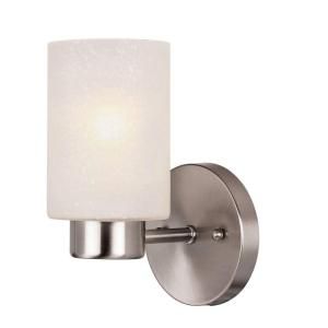 Westinghouse Sylvestre 1 Light Brushed Nickel Wall Fixture 6227800