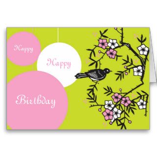 Happy Happy Birthday Greeting Card