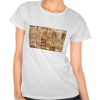 Mayan Glyphs Pre Columbian Mexican Mexico Codex T Shirt