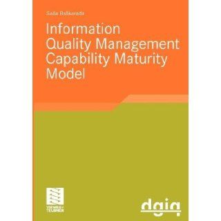 Information Quality Managment Capability Maturity Model by Baskarada, Sasa. (Vieweg and Teubner, 2010) [Paperback]: Books