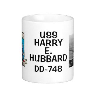 USS HARRY E. HUBBARD  DD 748 COFFEE MUG