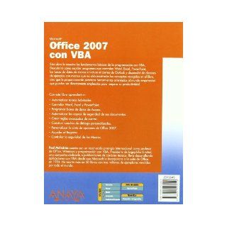 Office 2007 con VBA / Office 2007 with VBA (Spanish Edition): Paul McFedries: 9788441523029: Books