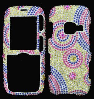 Cell Phone Snap on Case Cover For Lg Rumor / Scoop / Lx 260 / Ux 260    Full Diamond Crystal: Cell Phones & Accessories