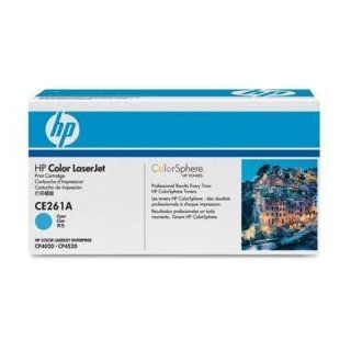 CE261A HP Color LaserJet CP4025 Series Smart Printer Cartridge Cyan (11000 Yield)   (Genuine Orginal OEM toner) Electronics