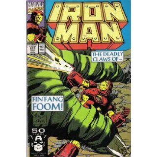 IRON MAN NO. 271 FIN FANG DOOM MARVEL COMICS! (IRON MAN, VOLUME 1): PAUL RYAN: Books