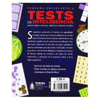 Tests de inteligencia / Intelligence tests (Spanish Edition): Varios Autores: 9788499281919: Books